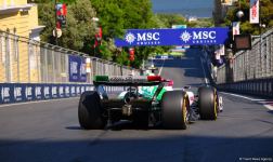 First practice session of F-1 drivers in Baku wraps up (PHOTO)