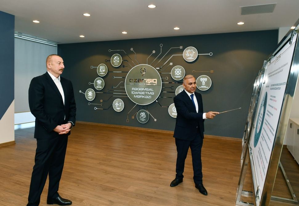 President Ilham Aliyev attends opening of new power substation and Digital Network General Management Center (PHOTO/VIDEO)