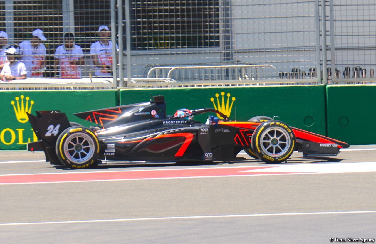 Formula 2 training session starts as part of Formula 1 Azerbaijan Grand Prix (PHOTO)