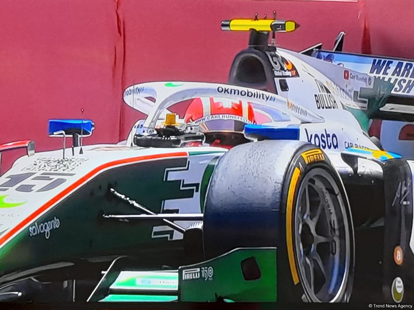 Formula 2 training session starts as part of Formula 1 Azerbaijan Grand Prix (PHOTO)