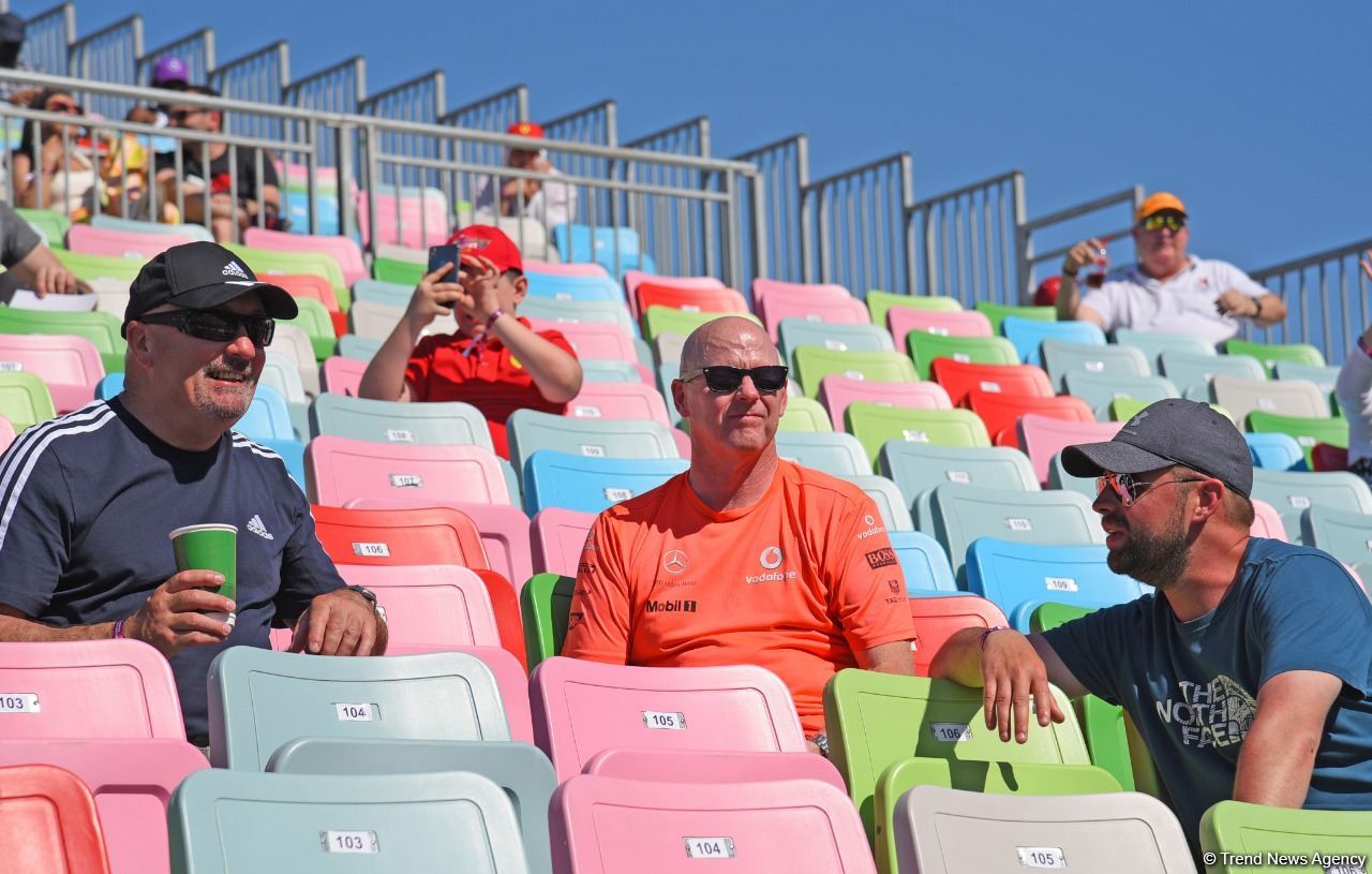 Second day of F1 Azerbaijan Grand Prix in photos