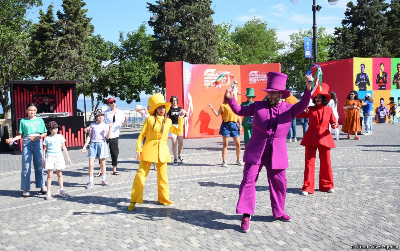 Second day of F1 Azerbaijan Grand Prix in photos