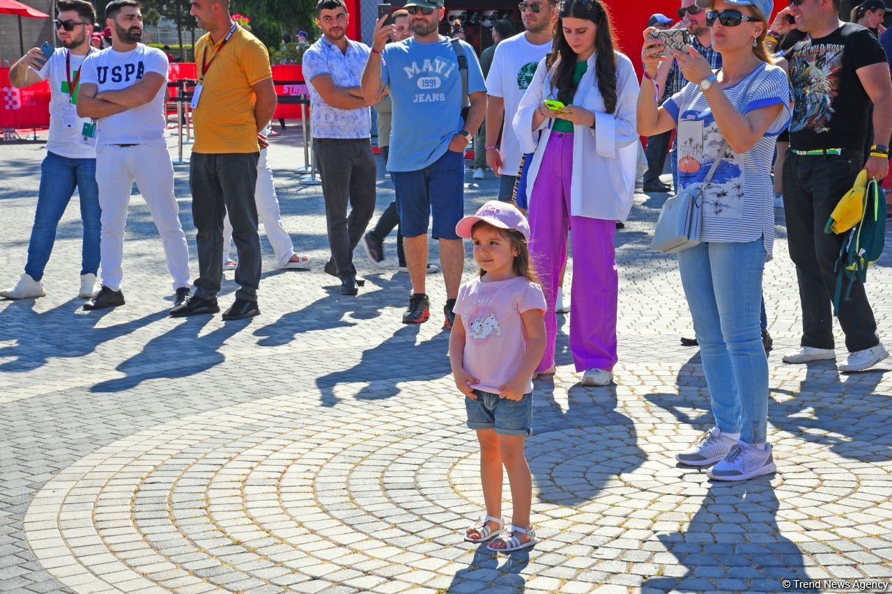 Second day of F1 Azerbaijan Grand Prix in photos