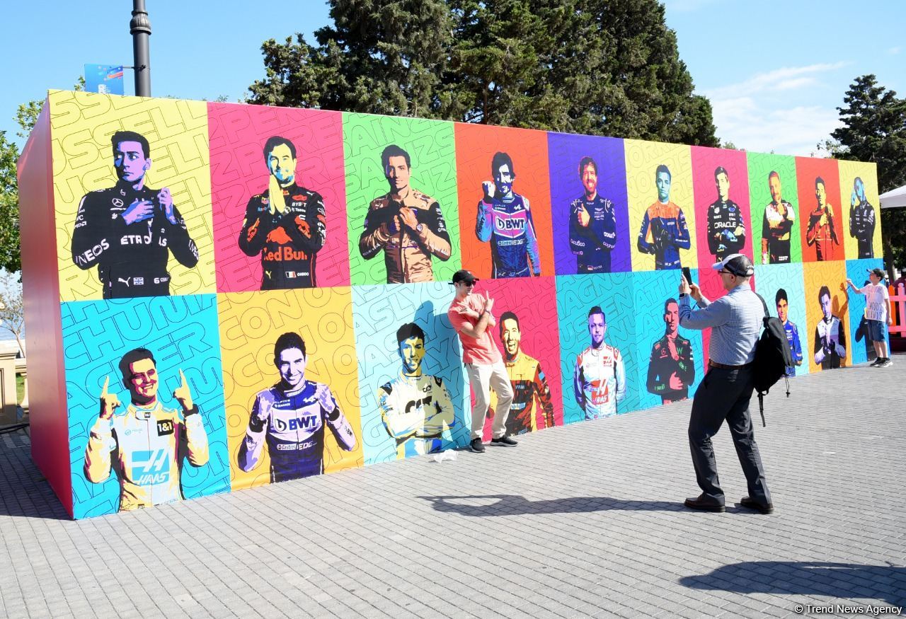 Second day of F1 Azerbaijan Grand Prix in photos