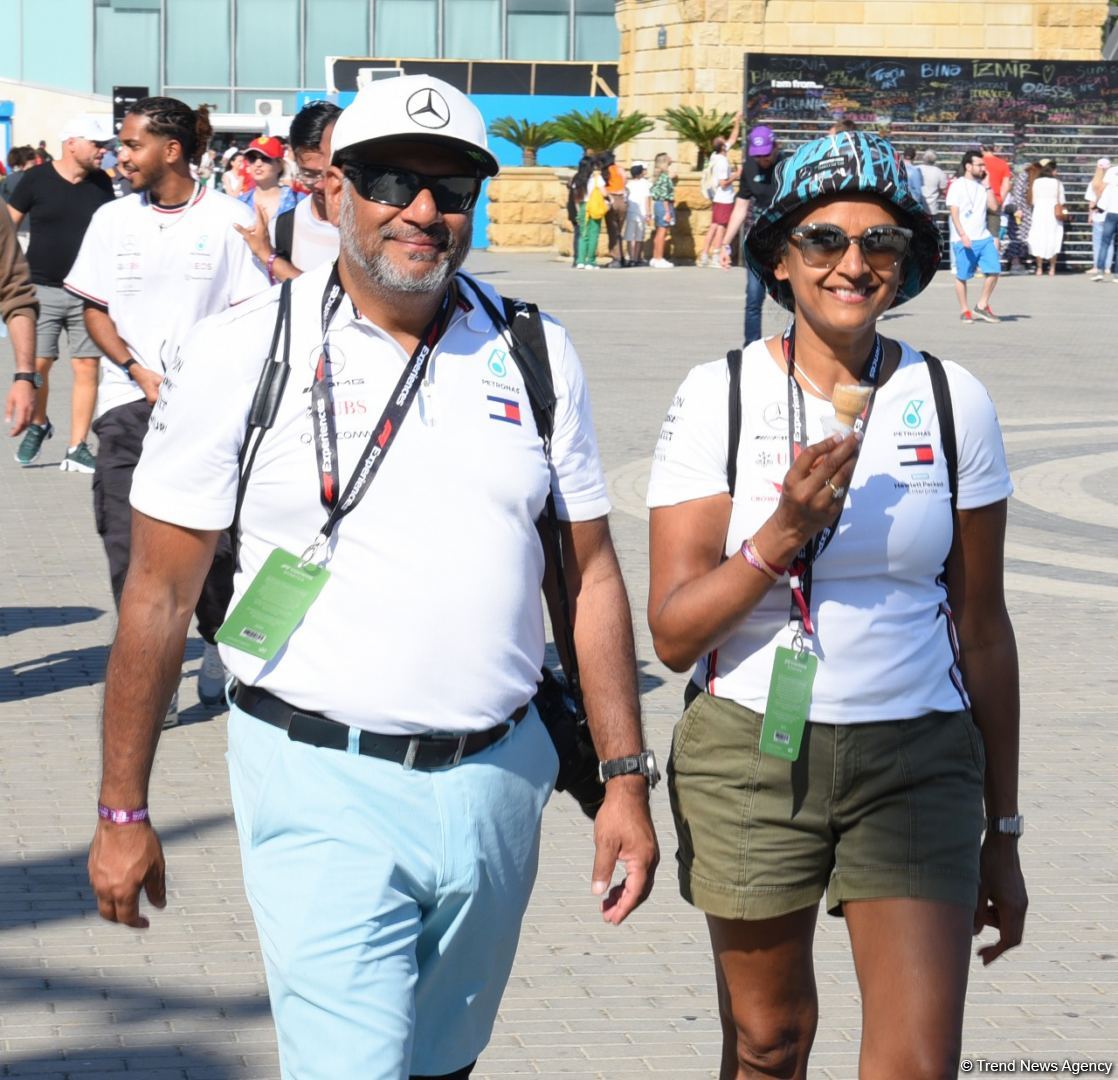 Second day of F1 Azerbaijan Grand Prix in photos