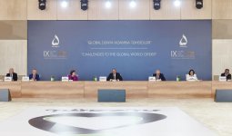 President Ilham Aliyev makes speech at opening ceremony of Global Baku Forum (PHOTO/VIDEO)