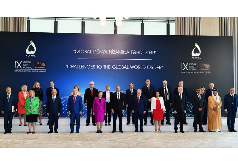 President Ilham Aliyev makes speech at opening ceremony of Global Baku Forum (PHOTO/VIDEO)