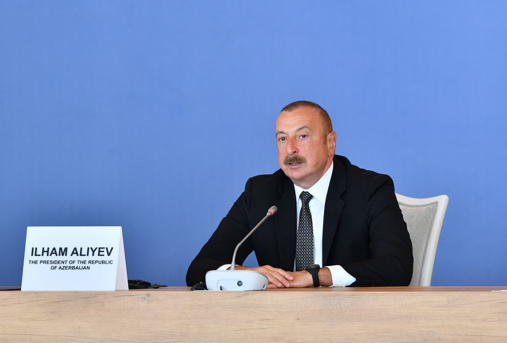 President Ilham Aliyev makes speech at opening ceremony of Global Baku Forum (PHOTO/VIDEO)