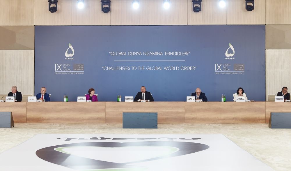 President Ilham Aliyev makes speech at opening ceremony of Global Baku Forum (PHOTO/VIDEO)