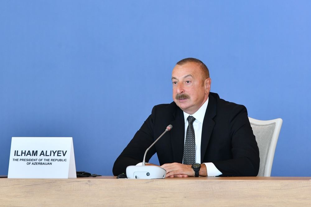 President Ilham Aliyev makes speech at opening ceremony of Global Baku Forum (PHOTO/VIDEO)