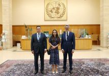 Vice-president of Heydar Aliyev Foundation Leyla Aliyeva attends inauguration of “My Seas, My Oceans” exhibition in Geneva (PHOTO)