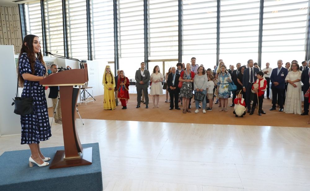 Vice-president of Heydar Aliyev Foundation Leyla Aliyeva attends inauguration of “My Seas, My Oceans” exhibition in Geneva (PHOTO)