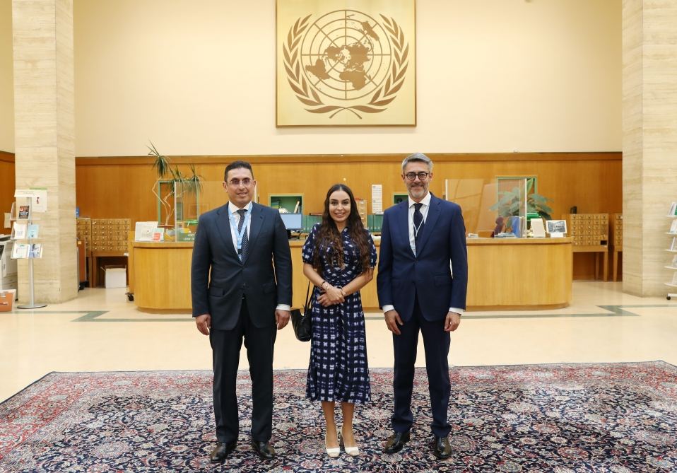 Vice-president of Heydar Aliyev Foundation Leyla Aliyeva attends inauguration of “My Seas, My Oceans” exhibition in Geneva (PHOTO)