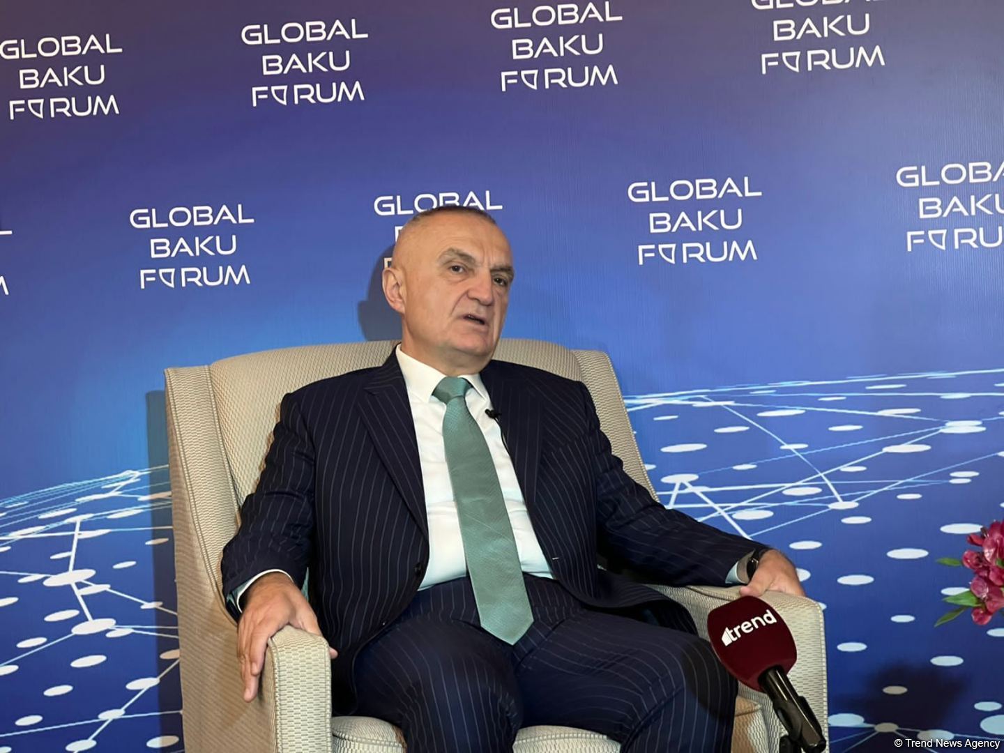 Albanian construction companies ready to participate in restoration process in Karabakh - President Ilir Meta (Interview) (PHOTO/VIDEO)