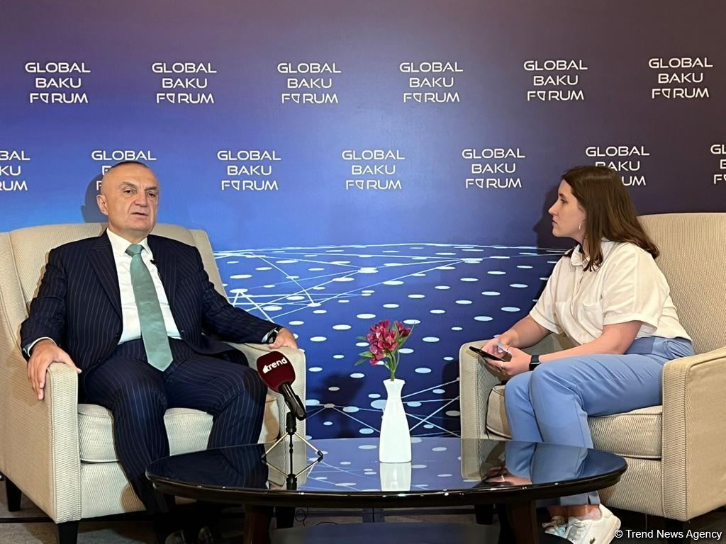 Albanian construction companies ready to participate in restoration process in Karabakh - President Ilir Meta (Interview) (PHOTO/VIDEO)