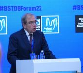 Azerbaijani Finance Minister invites BSTDB to join restoration projects in liberated Karabakh (PHOTO)