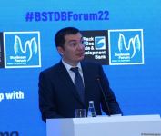 Azerbaijani Finance Minister invites BSTDB to join restoration projects in liberated Karabakh (PHOTO)