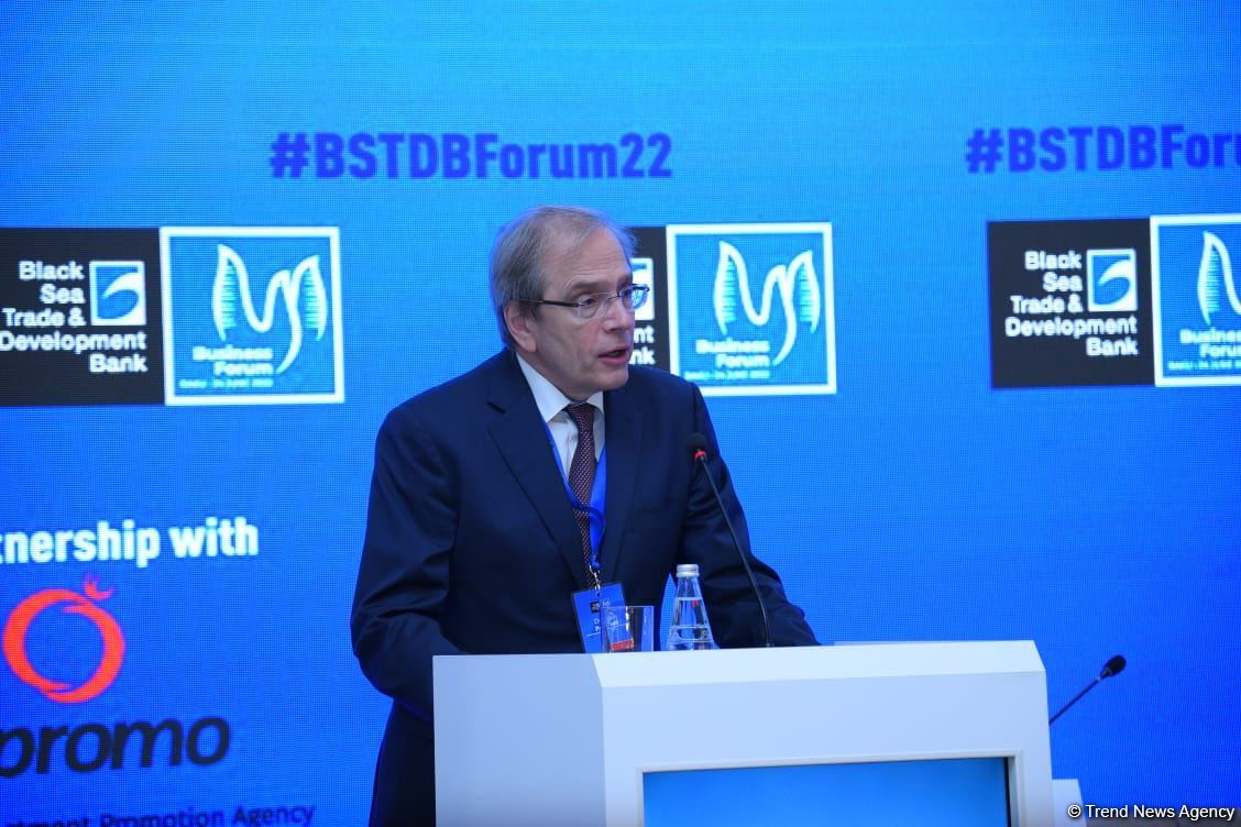 Azerbaijani Finance Minister invites BSTDB to join restoration projects in liberated Karabakh (PHOTO)