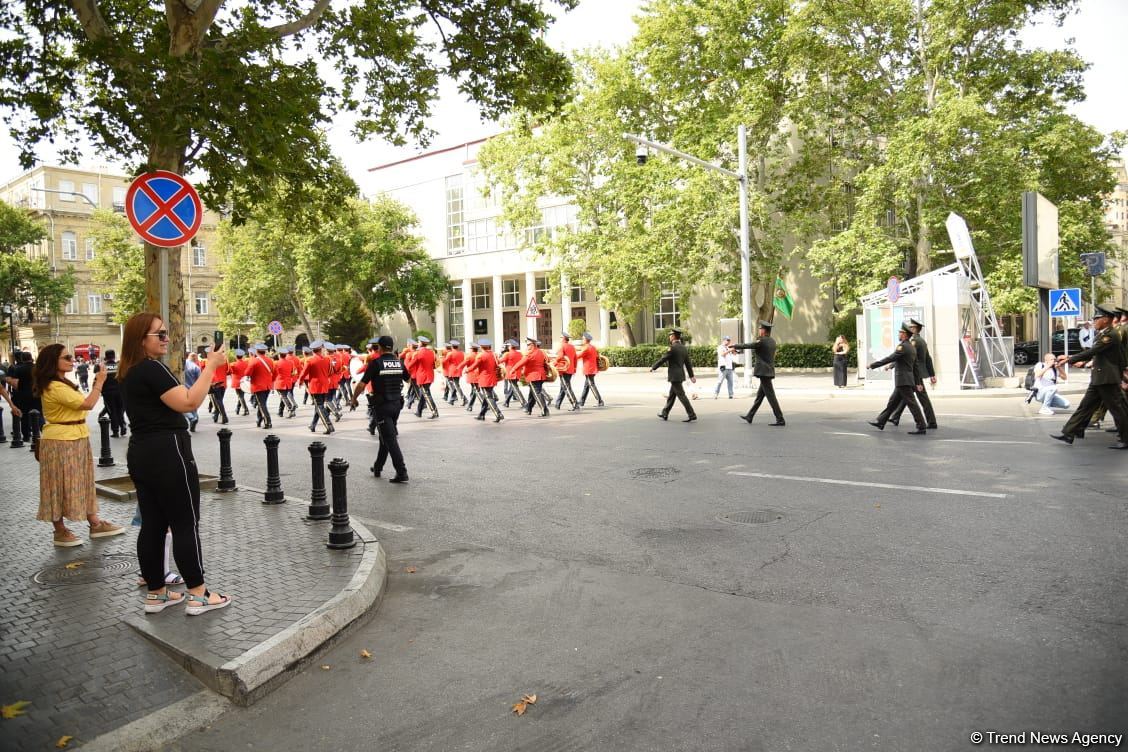 Military bands perform on occasion of Day of Azerbaijani Armed Forces (PHOTO/VIDEO)