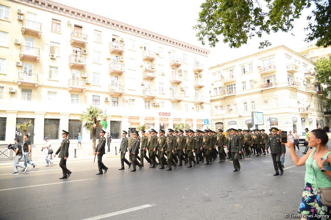 Military bands perform on occasion of Day of Azerbaijani Armed Forces (PHOTO/VIDEO)