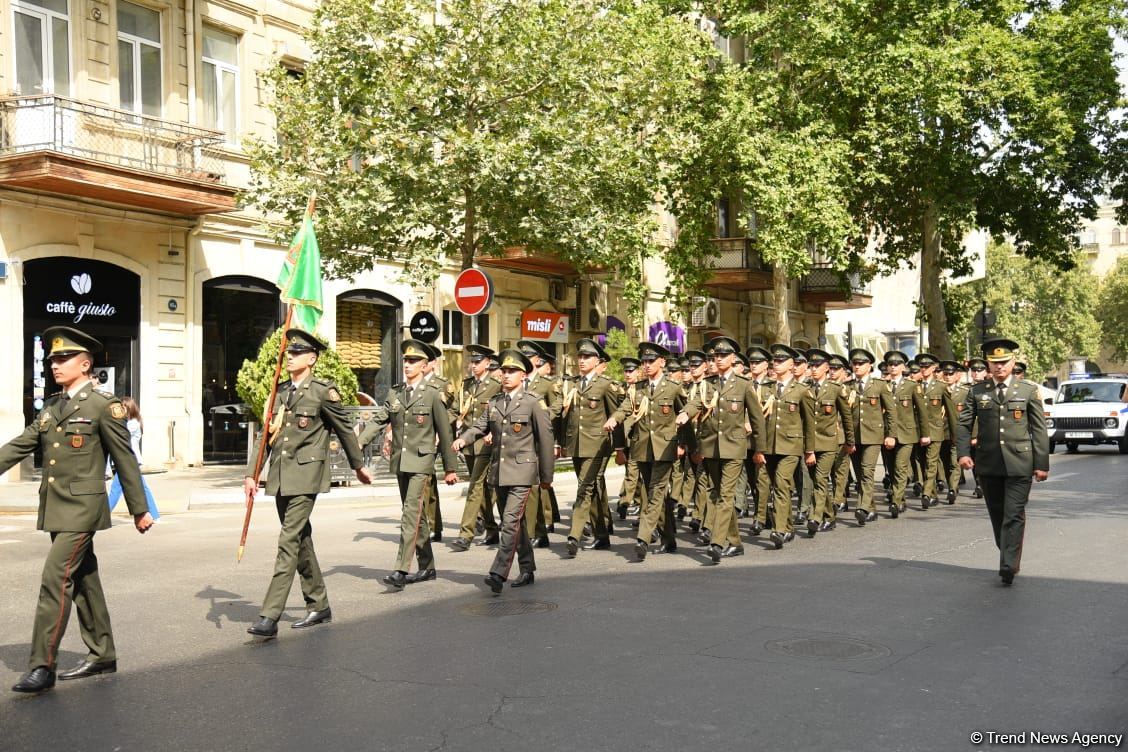 Military bands perform on occasion of Day of Azerbaijani Armed Forces (PHOTO/VIDEO)