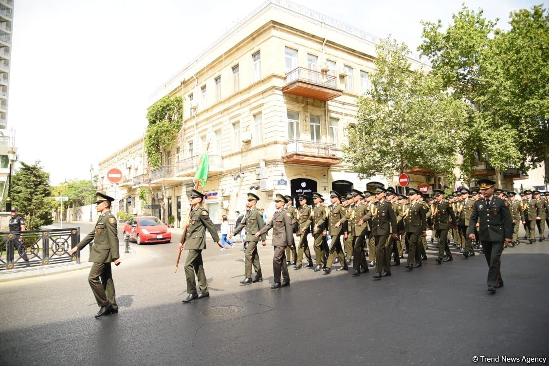 Military bands perform on occasion of Day of Azerbaijani Armed Forces (PHOTO/VIDEO)