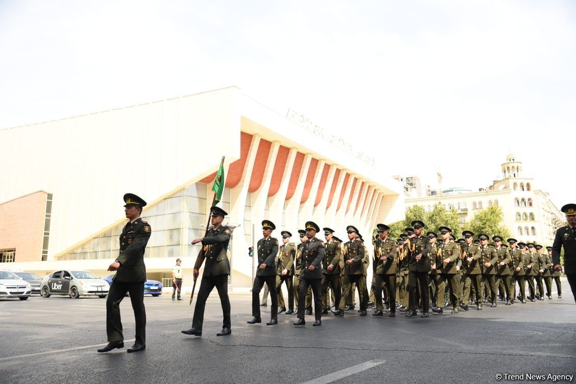 Military bands perform on occasion of Day of Azerbaijani Armed Forces (PHOTO/VIDEO)