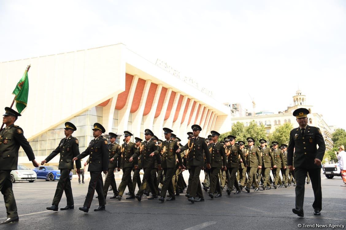Military bands perform on occasion of Day of Azerbaijani Armed Forces (PHOTO/VIDEO)