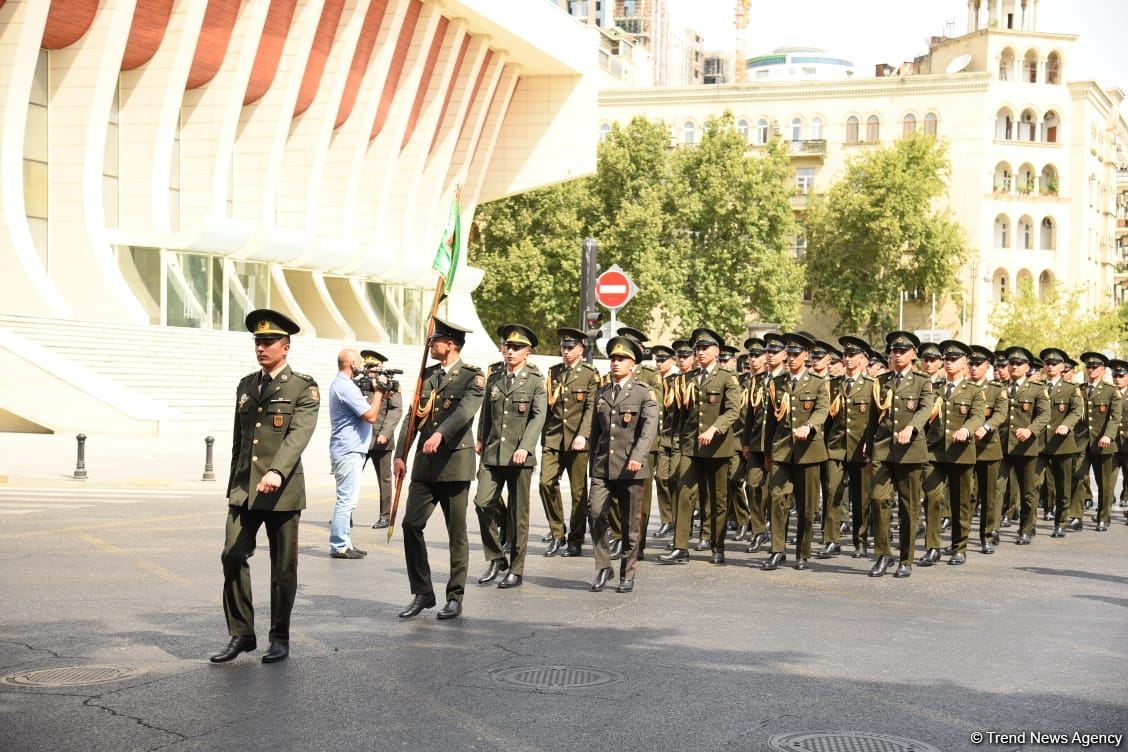 Military bands perform on occasion of Day of Azerbaijani Armed Forces (PHOTO/VIDEO)