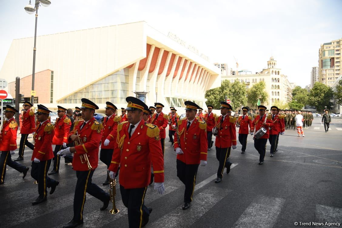 Military bands perform on occasion of Day of Azerbaijani Armed Forces (PHOTO/VIDEO)