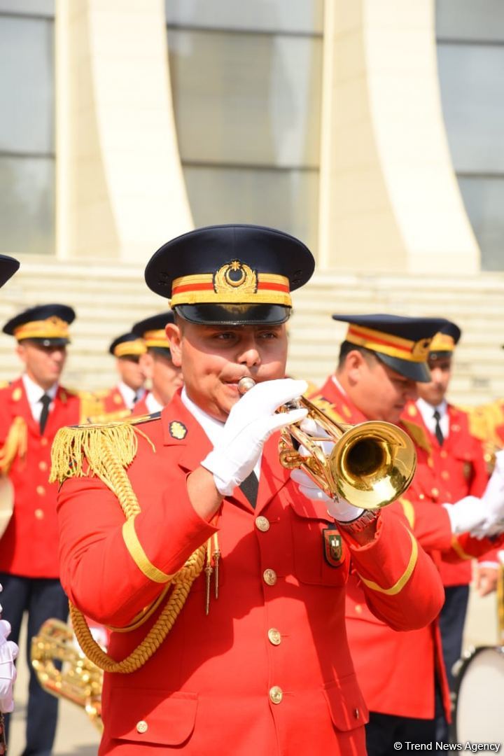 Military bands perform on occasion of Day of Azerbaijani Armed Forces (PHOTO/VIDEO)
