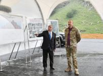 President Ilham Aliyev reviews construction of two tunnels in Goygol district (PHOTO/VIDEO)