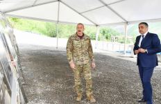President Ilham Aliyev attends groundbreaking ceremony for Istisu sanatorium in Kalbajar (PHOTO/VIDEO)