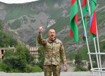 President Ilham Aliyev attends groundbreaking ceremony for Istisu sanatorium in Kalbajar (PHOTO/VIDEO)