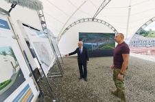 President Ilham Aliyev views work done at “Gorchu” power substation in Lachin (PHOTO/VIDEO)