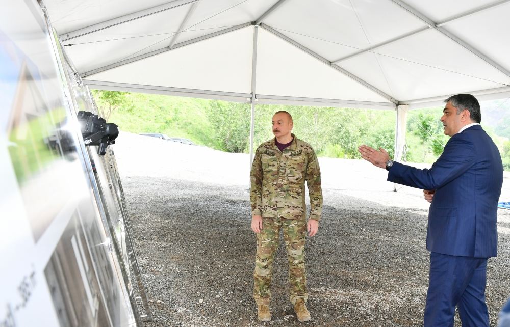 President Ilham Aliyev attends groundbreaking ceremony for Istisu sanatorium in Kalbajar (PHOTO/VIDEO)