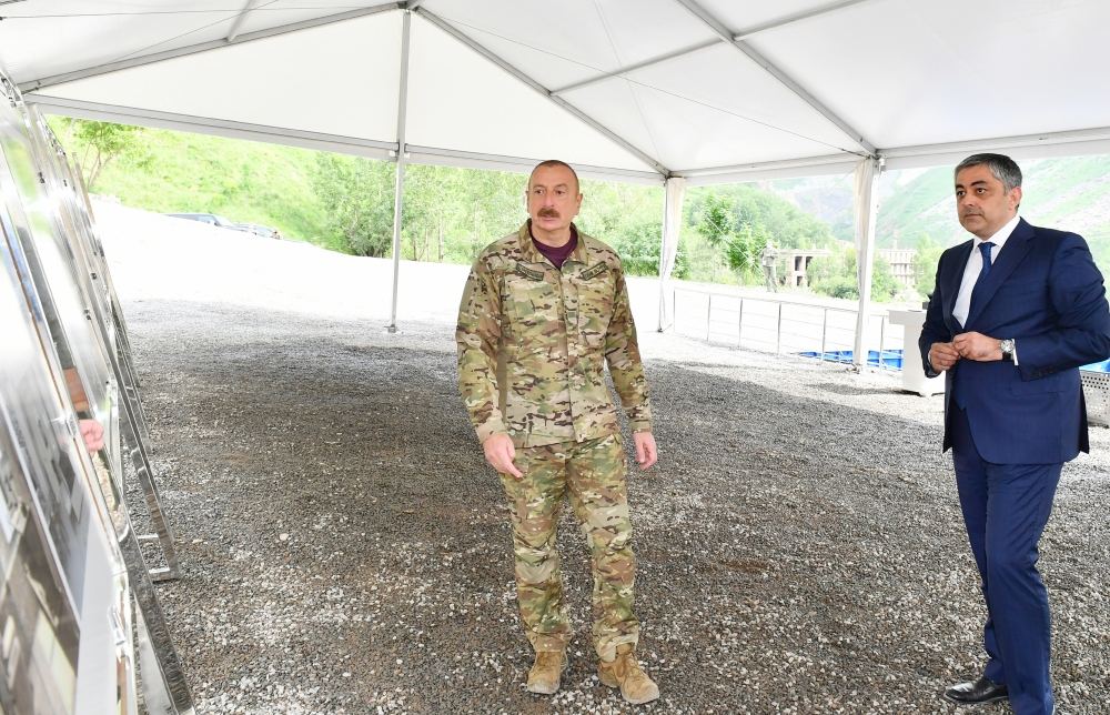 President Ilham Aliyev attends groundbreaking ceremony for Istisu sanatorium in Kalbajar (PHOTO/VIDEO)