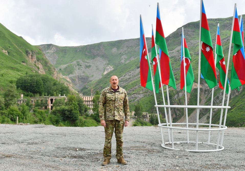 President Ilham Aliyev attends groundbreaking ceremony for Istisu sanatorium in Kalbajar (PHOTO/VIDEO)