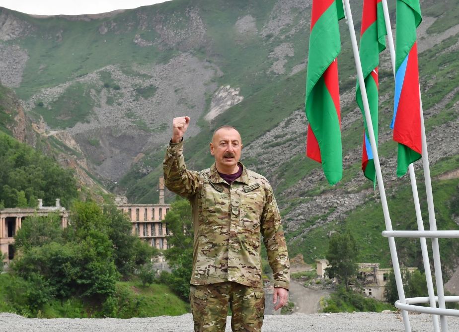 President Ilham Aliyev attends groundbreaking ceremony for Istisu sanatorium in Kalbajar (PHOTO/VIDEO)
