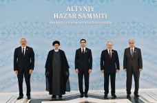 President Ilham Aliyev attends sixth Summit of Caspian Sea littoral states in Ashgabat (PHOTO/VIDEO)