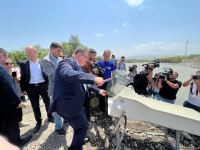 Tiny brook trout fishes released into Hakari river in Azerbaijan's Zangilan (PHOTO)