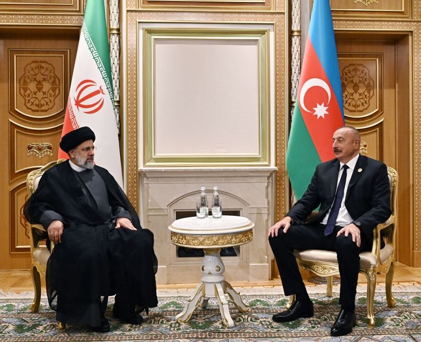 President Ilham Aliyev meets with Iran's President Seyyed Ebrahim Raisi (PHOTO/VIDEO)