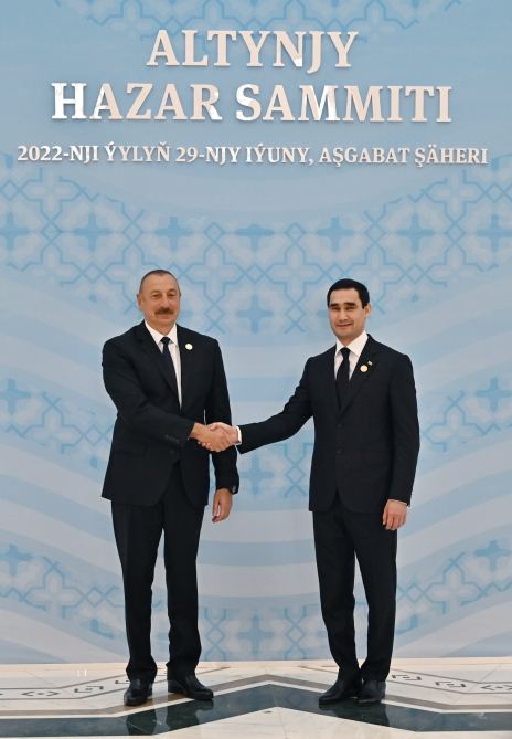 President Ilham Aliyev attends sixth Summit of Caspian Sea littoral states in Ashgabat (PHOTO/VIDEO)