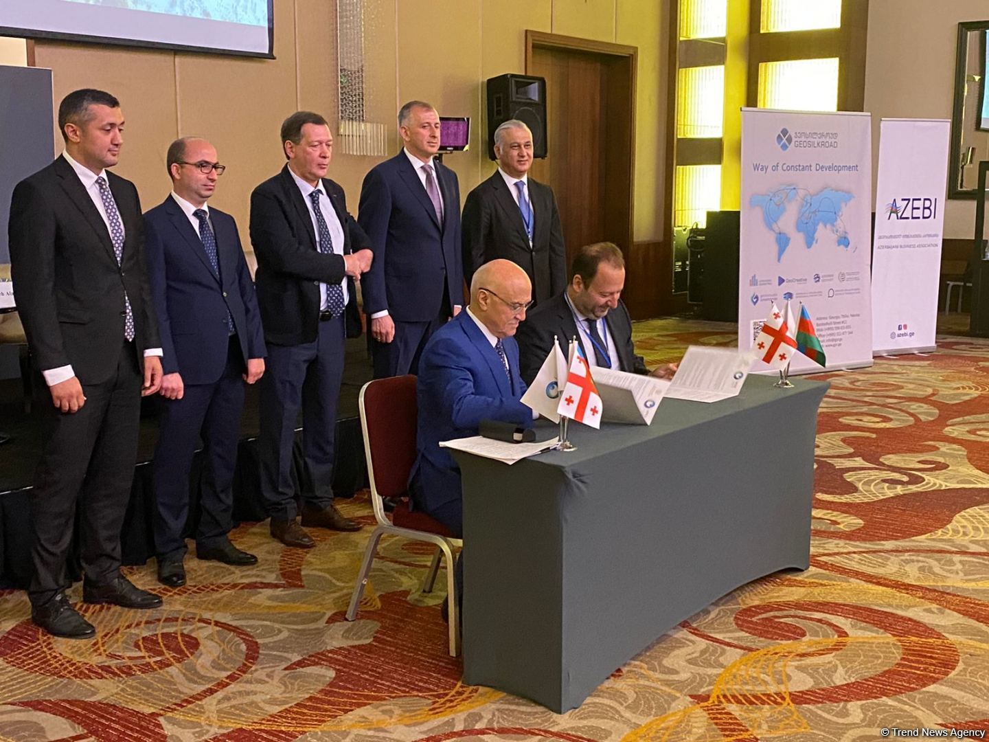 Azerbaijani Alat FEZ, Georgian Hualing FIZ agree on co-op (PHOTO)