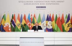 President Ilham Aliyev attends Baku Conference of Non-Aligned Movement Parliamentary Network (PHOTO/VIDEO)