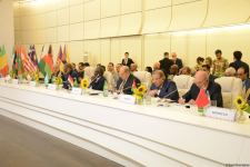 Heads of delegations delivering speeches at Baku Conference of Non-Aligned Movement Parliamentary Network (PHOTO)