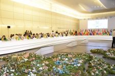 Heads of delegations delivering speeches at Baku Conference of Non-Aligned Movement Parliamentary Network (PHOTO)