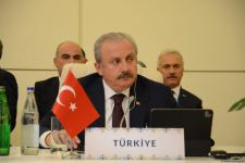 Heads of delegations delivering speeches at Baku Conference of Non-Aligned Movement Parliamentary Network (PHOTO)
