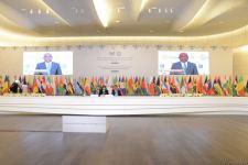 Heads of delegations delivering speeches at Baku Conference of Non-Aligned Movement Parliamentary Network (PHOTO)