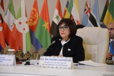 Heads of delegations delivering speeches at Baku Conference of Non-Aligned Movement Parliamentary Network (PHOTO)
